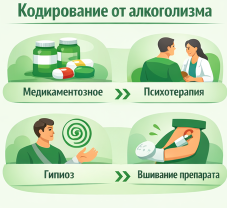 кодирование от алкоголизма в Видном Санати